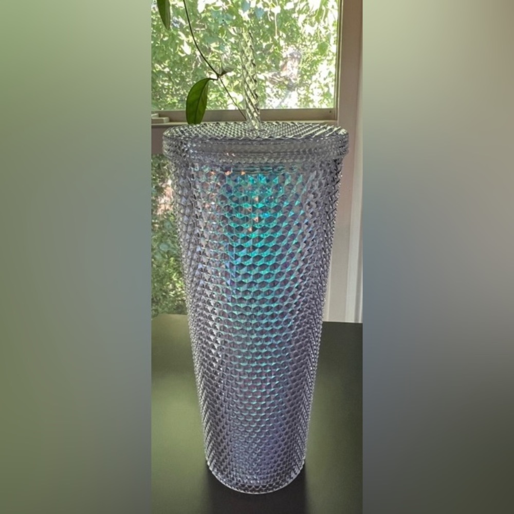 Starbucks Unicorn Iridescent Dichroic Studded Bling Venti Tumbler - Picture 13 of 13